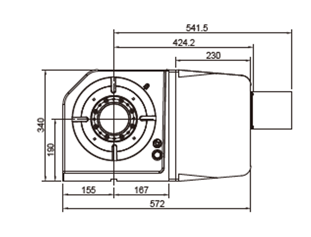 Поворотный стол Detron NXA-255H (GXA)