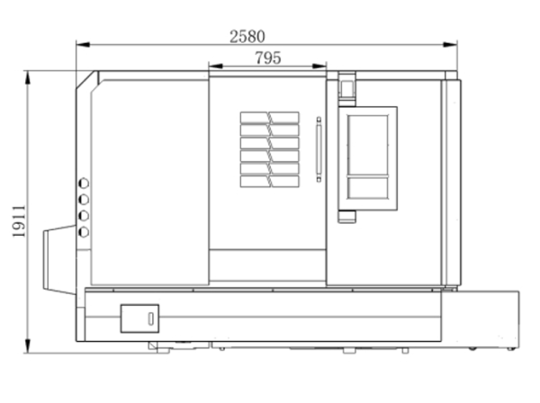 Токарно-фрезерный обрабатывающий центр CY-K55m/550  изображение