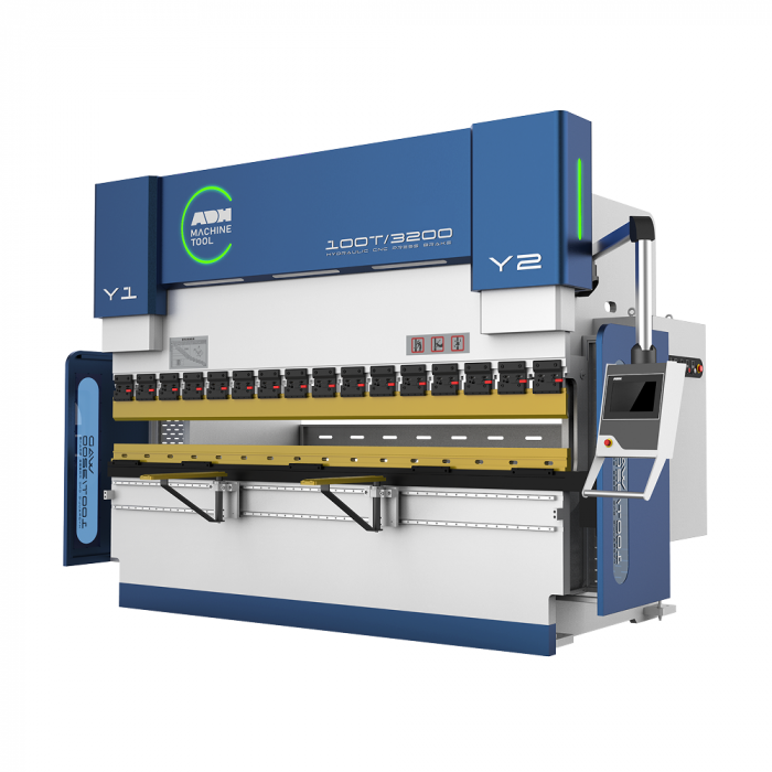 Гидравлический листогибочный пресс с ЧПУ ADH WADE-135Т/3200 4+1 ось ЧПУ Delem DA58Tx