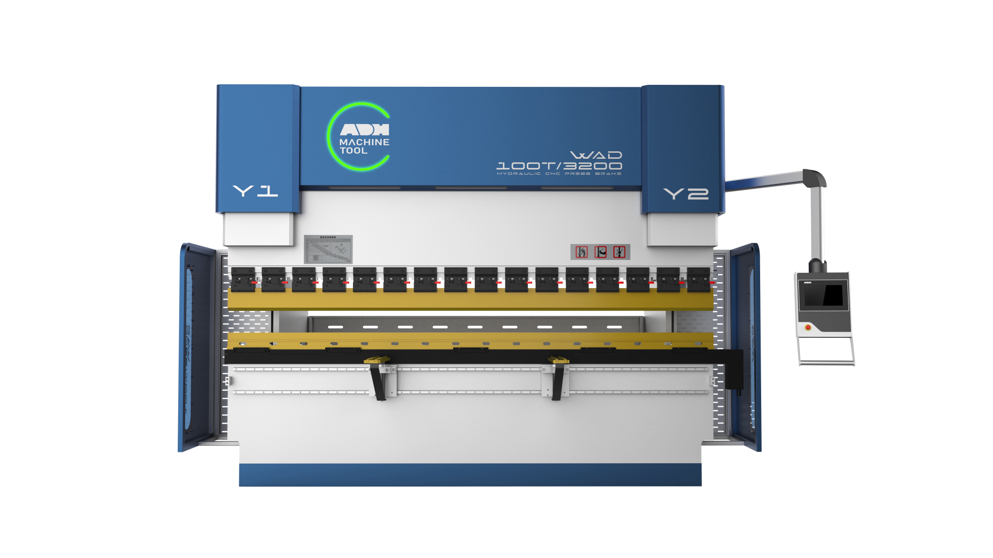 Гидравлический листогибочный пресс ADH WAD-110T/2500 4+1 ось ЧПУ Delem DA58Tx изображение