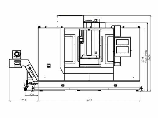 Вертикальный обрабатывающий центр SVB1160  изображение
